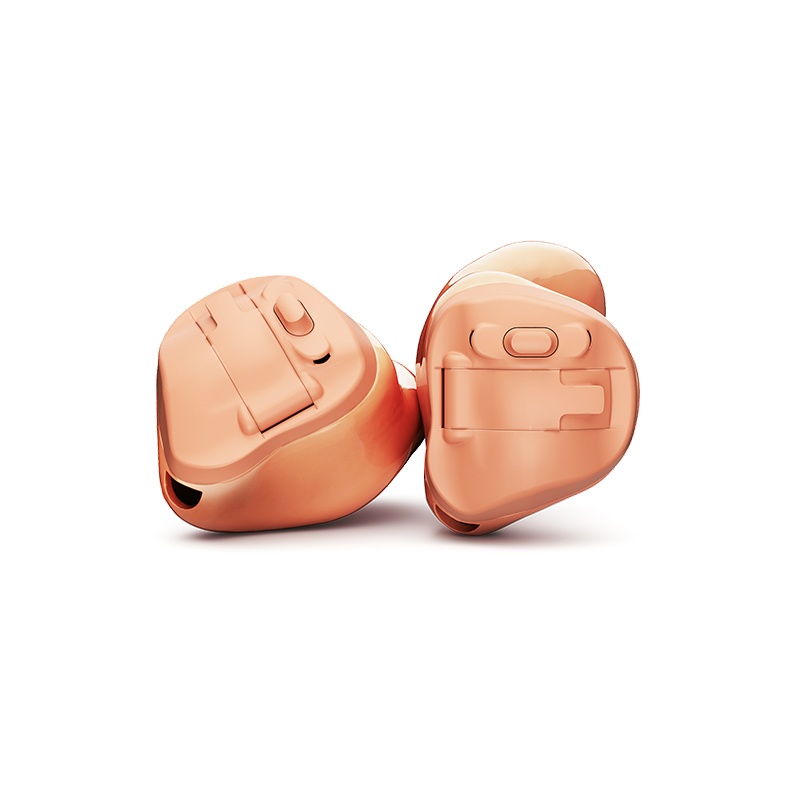 Phonak Virto Marvel Hörgeräte Paar in pink